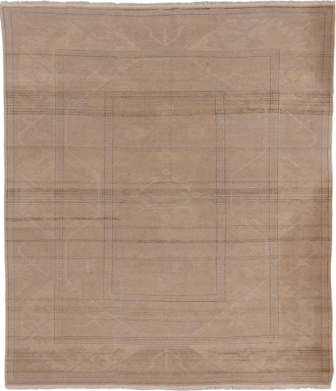 Vintage Oushak Area Rug (6' x 7')